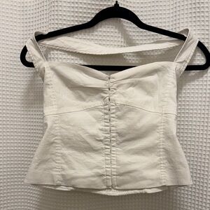White Corset Top - Zara size M